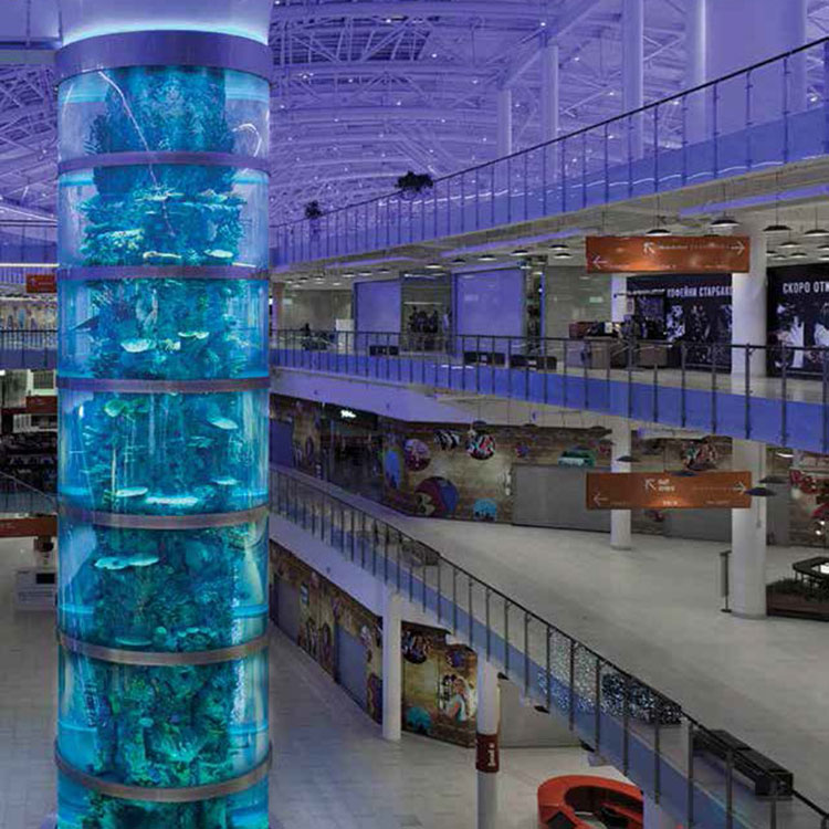 Quel équipement professionnel est nécessaire pour maintenir l'aquarium acrylique paysage du centre commercial?